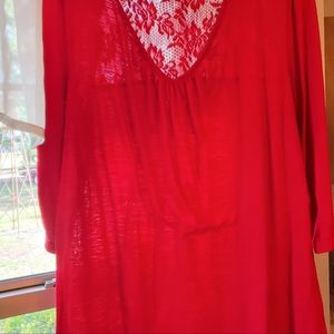 Red sweaterCloset Closeout All Tops 5.00 Firm